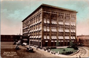 RPPC Swift Company General Office Chicago Illinois Rotograph Real Photo Postcard