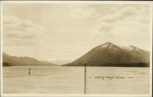 Entering Wrangell AK c1915 Real Photo Postcard