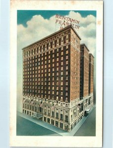 Postcard - The Benjamin Franklin Hotel - Philadelphia, Pennsylvania