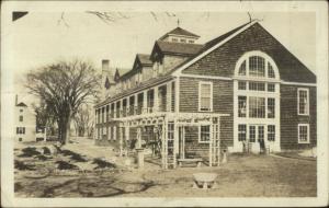 Marblehead MA Cancel Camp Bldg Where Girls Sleep Real Photo Postcard c1910