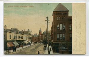 Market Street Stratford Ontario Canada 1909 postcard