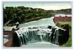 1906 Rochester, N.Y. Lower Genese Falls. Postcard P225E