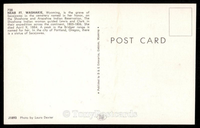 Sacajawea - Near Ft. Washakie