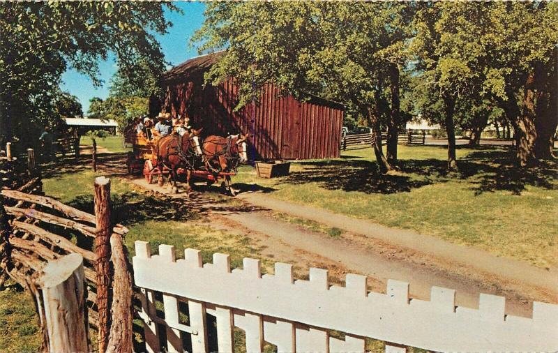 Lyndon B Johnson State Historical Park Stonewall old Barn Texas TX Postcard