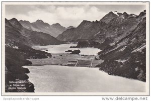 Switzerland Silvapfaner und Silsersee gegen Maloja Photo