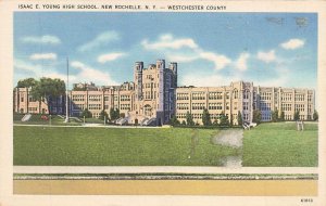 Isaac Young High School New Rochelle NY Linen P126