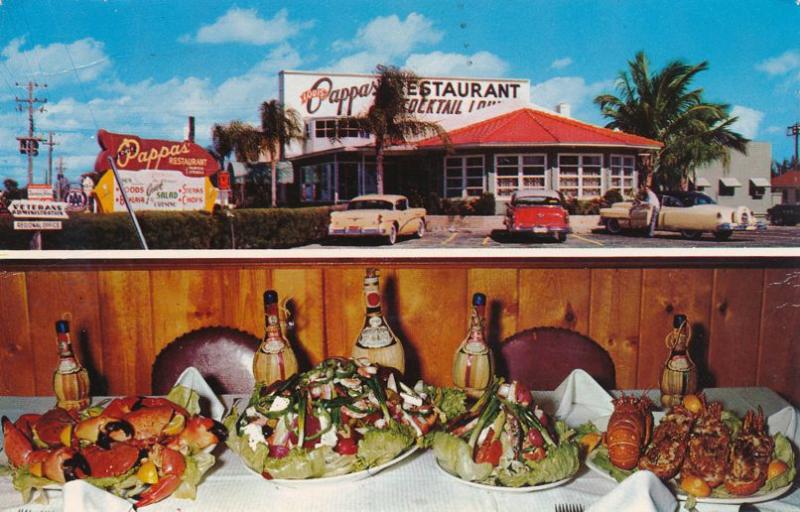 Louis Pappas Restaurant - Greek and Seafood - St Petersburg FL Florida - pm 1956