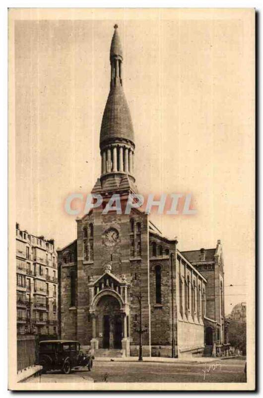 Paris Postcard Ancient Church of ND & # 39Auteuil