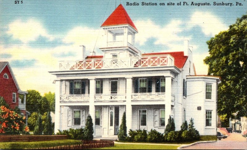 Pennsylvania Sunbury Radio Station On Site Of Fort Augusta