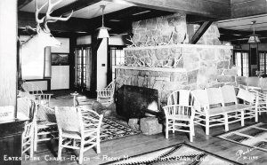 RPPC, CO Colorado ESTES PARK CHALET RANCH~Interior  ROCKY MOUNTAIN PARK Postcard