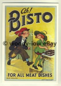 ad3401 -  Bisto - Classic Bisto Children AH! Bisto -  Modern Advert Postcards