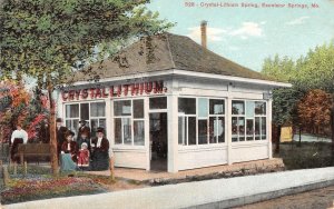 Crystal-Lithium Spring, Excelsior Springs, Missouri 1910 Antique Postcard