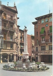 Postcard Europes Spain Teruel Plaza de Carlos Castel Torico 