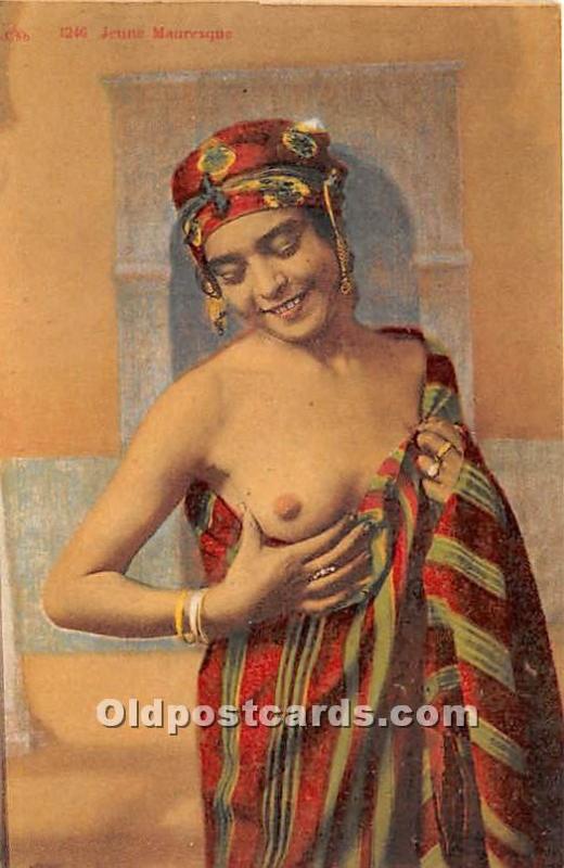 Jeune Mauresque Arab Nude Unused 