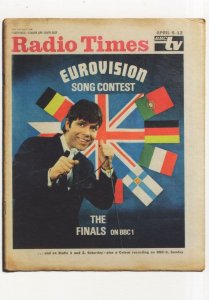 Cliff Richard BBC 1968 Eurovision Song Contest Radio Times Postcard