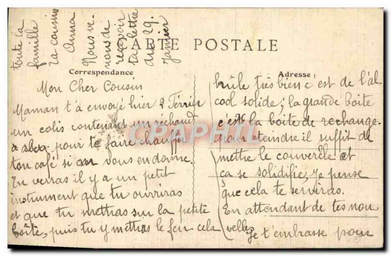 Old Postcard Paris Courthouse Main Entree (TOILEE map)