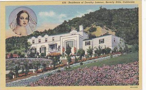 California Beverly Hills Residence Of Dorthy Lamour