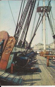 USS Constituion, Navy, Old Ironsides, Boston MA, Cannon Deck, Military Ship 1812