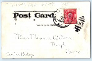 Cat With Rope I'm So Lonesome Signed DPO (1884-1953) Boyd Oregon OR Postcard