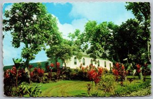 Vtg Honaunau Kona Hawaii St Benedict's Catholic Church 1970s View Postcard