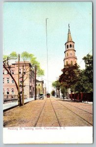 Meeting Street   Charleston  South Carolina  Postcard