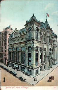 1908 OLD  Board of Trade Building, Chicago, Ill.  Postcard