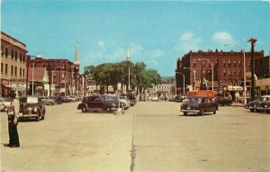 Keane New Hampshire Wildest Paved main Street autos Teich Postcard 21-5482