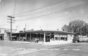 Barrington Illinois Conrad's Store Real Photo Vintage Postcard AA44492