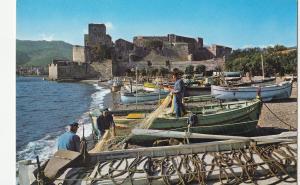 BF14184 collioure pyr or le chateau des templiers  france  front/back image