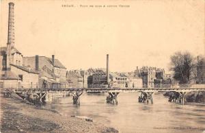 Sedan France Bridge and Little Venice Factories Antique Postcard J57742