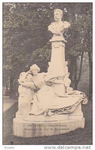 Parc Monceau, Monument De Guy De Maupassant, Paris, France, 1900-1910s