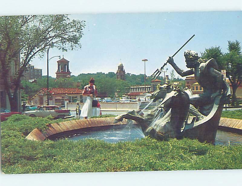 Unused Pre-1980 MONUMENT SCENE Kansas City Missouri MO F1623