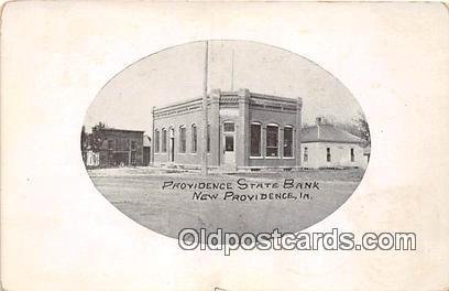 Providence State Bank New Providence, Iowa, USA 1910 