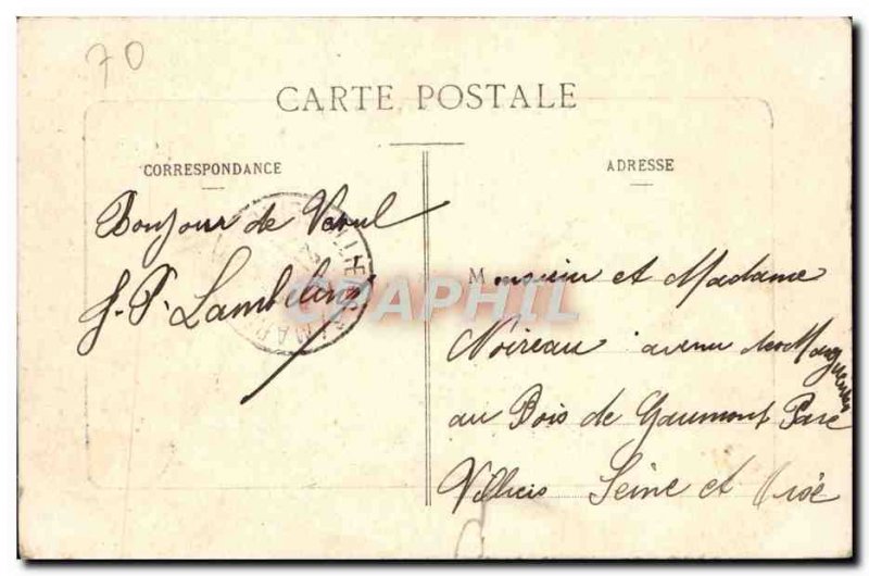 Old Postcard Vesoul Cascade Solborde