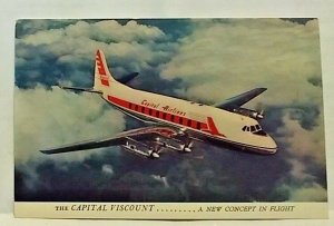 Capital Viscount world's first turbo-prop airliner 4 powerful Rolls-Royc...