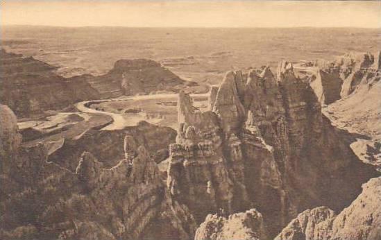 South Dakota Wall Badlands From Sheep Mountain  Badlands National Monument  T...