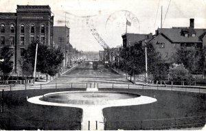 Great Falls, Montana -  Downtown on Central Avenue - in 1908