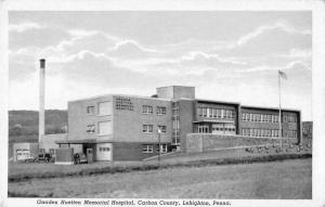 Lehighton Pennsylvania Gnaden Huetten Memorial Hospital antique pc Y13390 