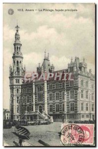 Old Postcard Antwerp Pillotage Main Facade