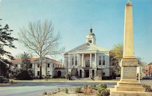 County court house Confederate monument Aiken, South Carolina