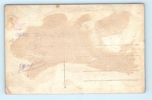 Worker Occupational Children Real Photo Postcard RPPC