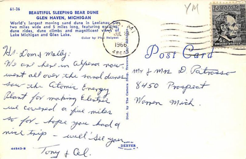 Sleeping Bear Dune  Glen Haven MI 