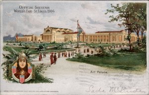 St Louis Missouri Art Palace Worlds Fair c1900-20s Vintage Postcard
