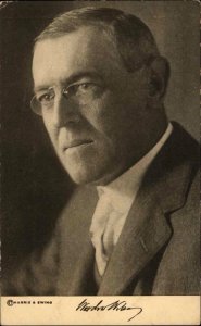 US PRESIDENT Woodrow Wilson c1910 Postcard
