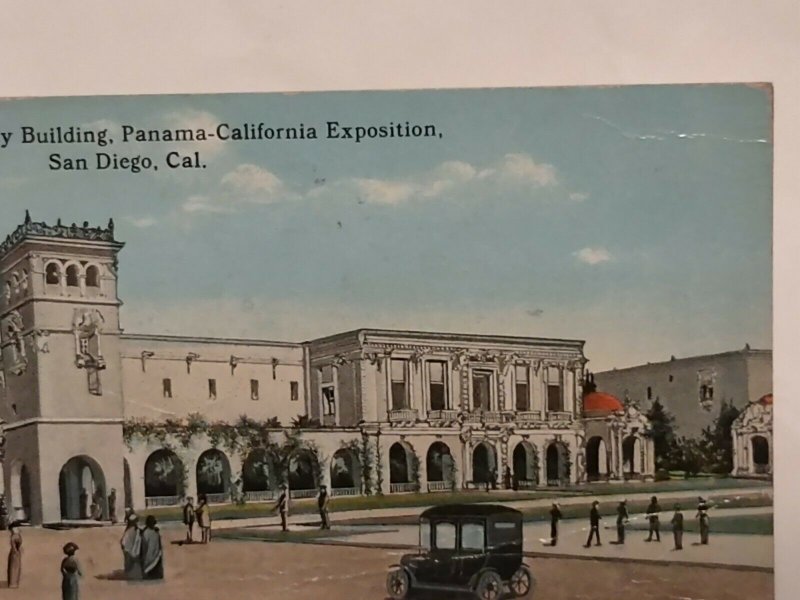 Postcard Electricity Building Panama Calif Exposition San Diego 1914 LA NY 1036