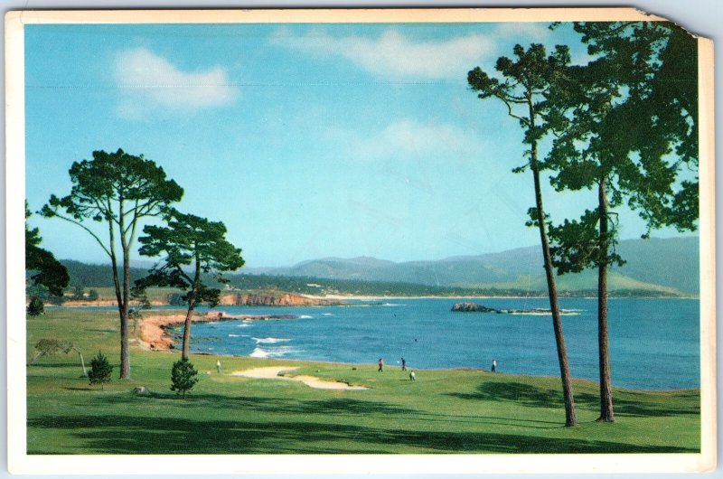 c1960s Monterey, CA Pebble Beach Golf Course Chrome Postcard Bing Crosby A103