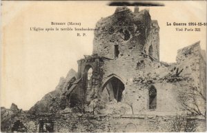 CPA Guere Vise Paris BÉTHENY L'Église apres le terrible Bombardement (131795)