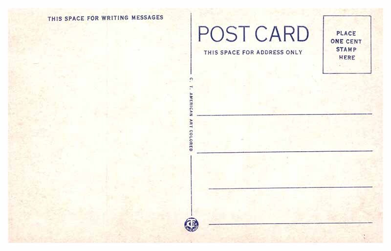 Postcard MONUMENT SCENE Ponca City Oklahoma OK AR0967