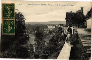 CPA SAUVETERRE-de-BÉARN - Vue prise de la Promenade de l'Église (163291) 