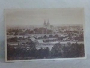 Xanten Germany North Rhine town view vintage postcard